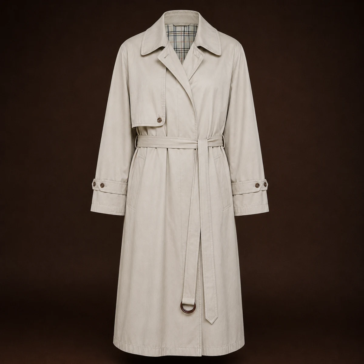 Тренч бежевий в стилі Burberry